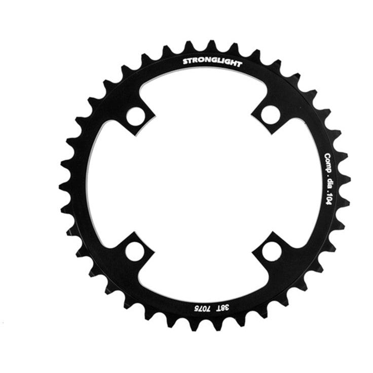 Stronglight MTB Chainring 38T 7075 Single Ring 104mm BCD 4H 9 Speed BK