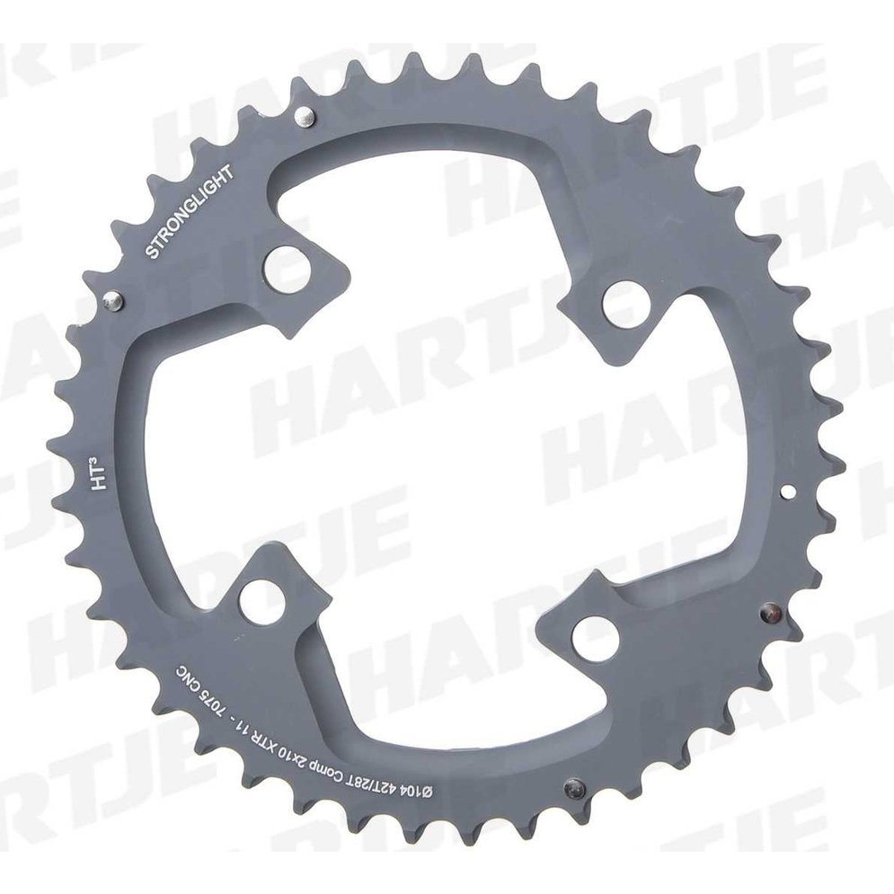 Stronglight MTB Chainring 42T 7075 CNC Black XTR-Compatible