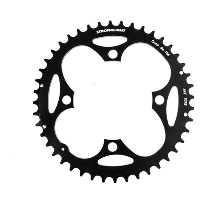 Stronglight MTB Chainring 44T 7075 CNC Black - 104mm BCD 9 Speed