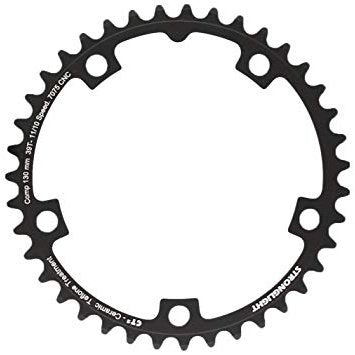 Stronglight Road Chainring 39T 7075 CNC Black CT2 - 130mm BCD 10/11 Spd