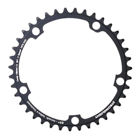 Stronglight Road Chainring 39T 7075 CNC Black CT2 Campag 11spd