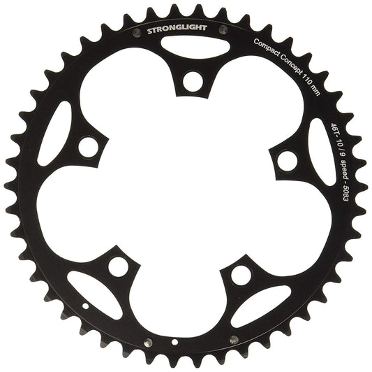 Stronglight Road Chainring 46T 110mm BCD 9/10 Spd Black