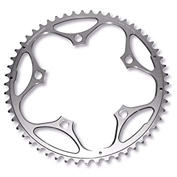 Stronglight Road Chainring 52T 7075 CNC Silver - 130mm BCD 9/10 Spd