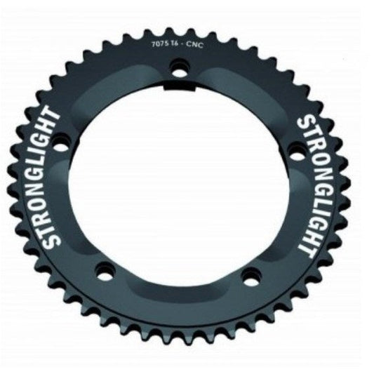 Stronglight Track Chainring 46T 7075 CNC Black - 144mm BCD, 5 Hole