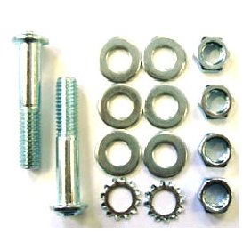 Sunnywheel Flat Head Bolt Kit for Training Wheels - M10 50mm Bolts, Washers, Lock Washers, Nuts