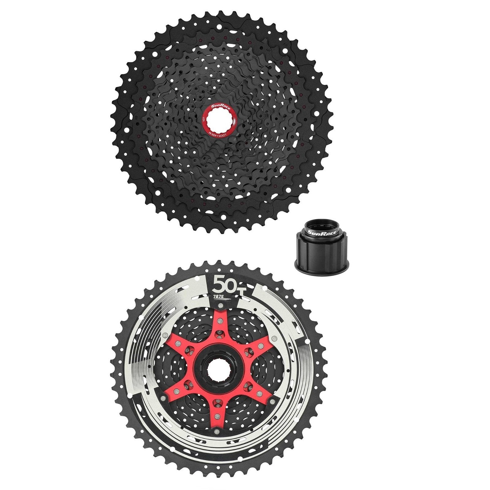 Sunrace MZ91X 12-Speed Cassette - XD Driver Compatible, 10-50T Black