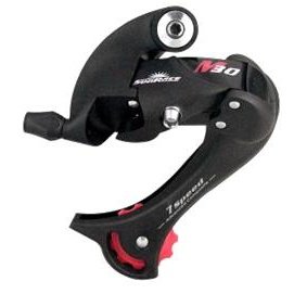 Sunrace Shimano - alike Altus M310 Rear Derailleur for MTB 7/8 Speed 13T-30T Cassette - Long Cage Black