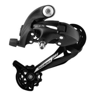 Sunrace Shimano - alike Altus M3100 7/8 Speed MTB Rear Derailleur - Long Cage, Mega Pulley, 11-34T Cassette, BLACK