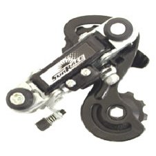 Sunrace Shimano - alike RDM15 Short Cage Rear Derailleur - 5/6 Speed Direct Mount Hanger Compatible