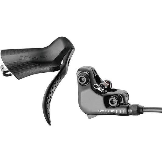 TRP HYLEX RS Front Hydraulic Disc Brake Set - Flat Mount, Right Hand, Drop Bar Lever, Black