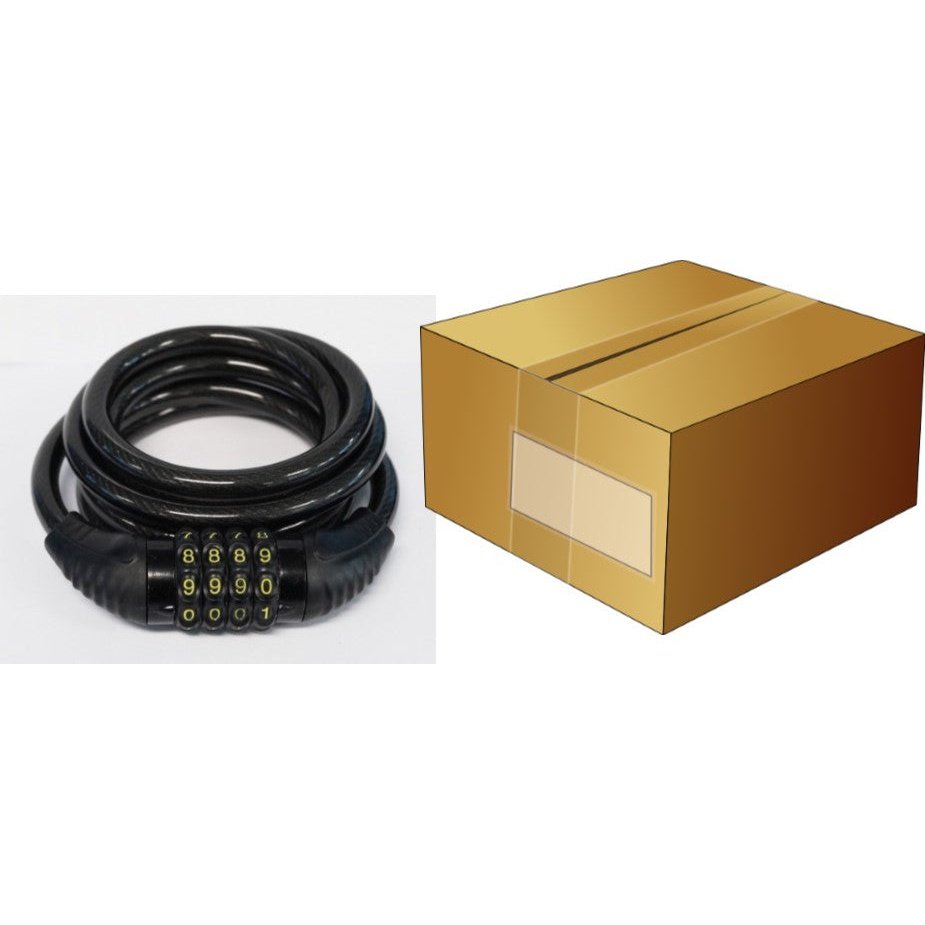 TourSeries Combination Cable Lock - 10mm x 1800mm Box of 12