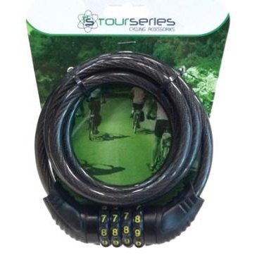 TourSeries Combination Cable Lock - 12mm x 1800mm - Re-setable