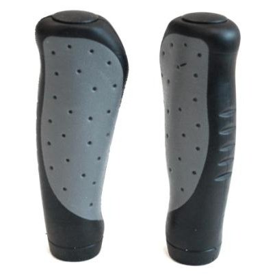 TourSeries Tour-Series Anatomical Rubber Grips - Black/Grey 130mm