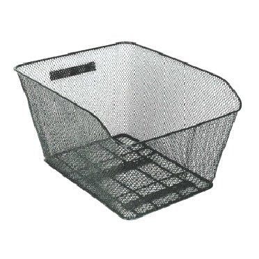 TsaiYarn Rear Fixed Basket - Black, 41cm x 33cm x 25cm