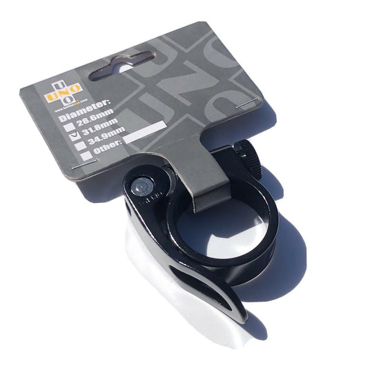 UNO - Seat Post Clamp Quick Release Black 31.8mm QR
