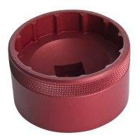 Unior Bottom Bracket Socket for DUB & BSA30 - Anodized Red