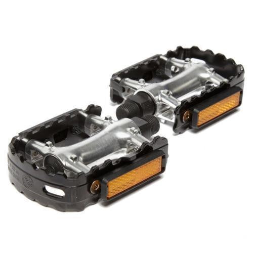 Unspecified 9/16" Pedals CR-MO Axle, ALLOY Body, STEEL Cage, BLACK