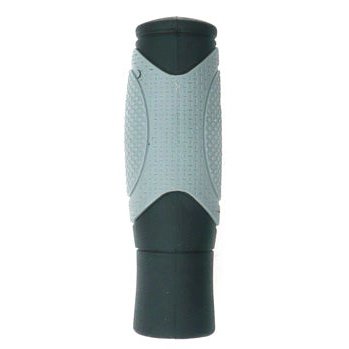 VELO Comfort Kraton Gel Grips - 2 Tone Grey/Black 125mm