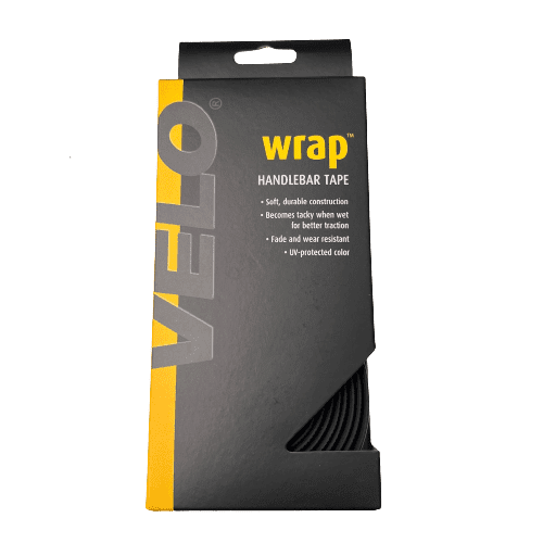 VELO - Rubber Wrap Bartape - Anti-Slip Genuine Elastic Black