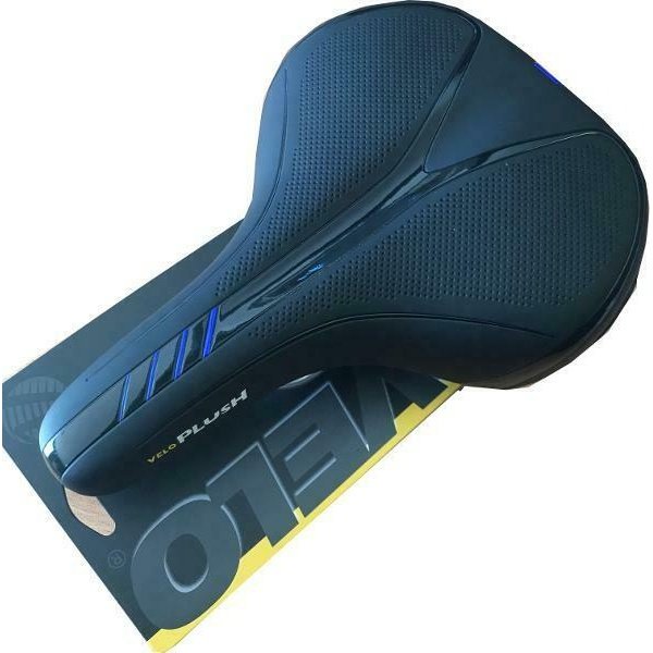 VELO Saddle UNISEX - COMFORT - High Density Foam, Steel Rails, - 262mm x 192mm