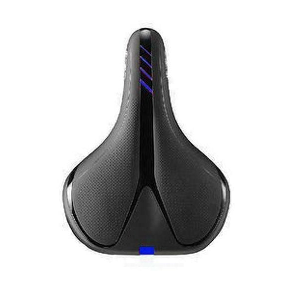 VELO Saddle UNISEX - COMFORT - High Density Foam, Steel Rails, - 262mm x 192mm