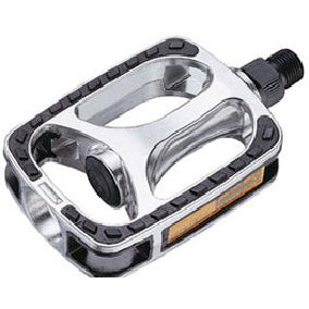 VP Alloy City/Comfort Pedals - SILVER/BLACK