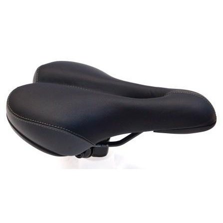 Velo ComfortRide 3846A Clamp Black Vinyl Memory Foam Saddle with Clamp