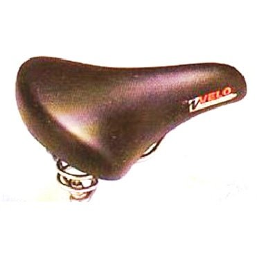 Velo Emerald Ladies Gel Saddle Websprings, Coils, Black, 230x250Lmm