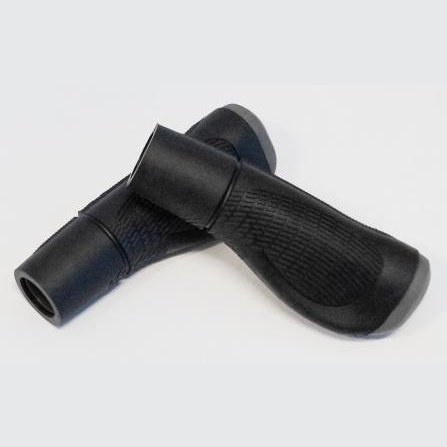 Velo GRIPS Dual Density Comfort Grip - Anatomical Design - 128mm - Black/Grey