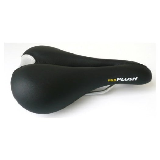 Velo Ladies O-Zone Saddle - Double Density Foam, 250x160mm BLACK