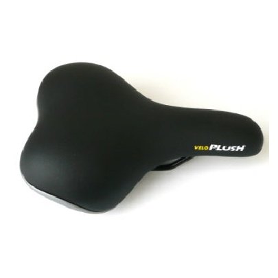 Velo Ladies Saddle - Vinyl Top, Double Density Foam, 250x180mm BLACK