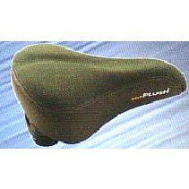 Velo Ladies Touring Saddle - Emerald Top, Dual Coil Springs, Double Density, 190mm x 210mm, BLACK