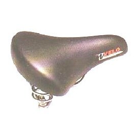 Velo MTB Saddle, Emerald Top, Gel Cushioning, Websprings, 280x195mm, Black