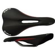 Velo Sports O-Zone Cutout Saddle - Black Vinyl Top with Cr-Mo Rails