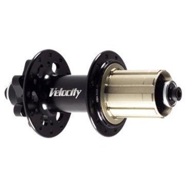 Velocity Convertible Rear Disc Hub - Shimano 11Speed, 36H, 135/142mm End Caps