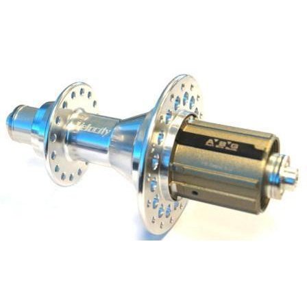 Velocity Race Rear Hub - Shimano Silver 32H 8/9/10/11 Spd