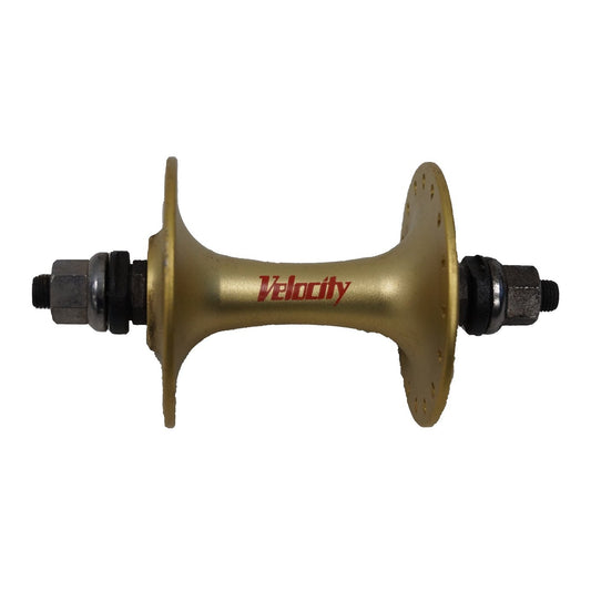 Velocity Track Front Hub - Matt Gold Formula 32h