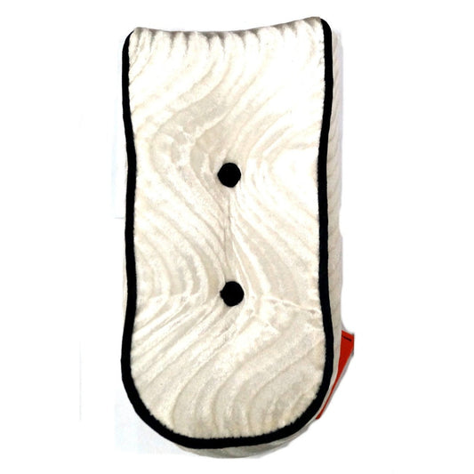 Velour Sissybar Back Rest - White for