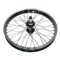 Wheel 16" AlexRims G303 S/w Black Alloy rim , 14MM AXLE Novatec Sealed Flip Flop Black Hub , Silver Spokes . REAR .