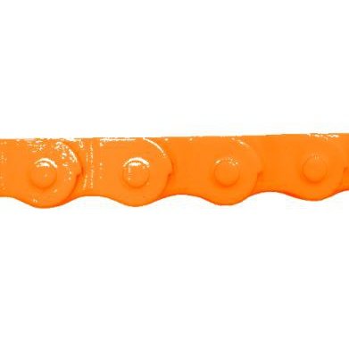 YBN MK-918 Half Link Chain - Teflon Coated, Orange, 112L