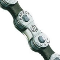 YBN S8C 8-Speed Chain with Connect Link - Silver/Brown