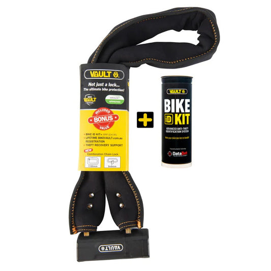 Vault 655XL Chain Lock & Bike ID Kit