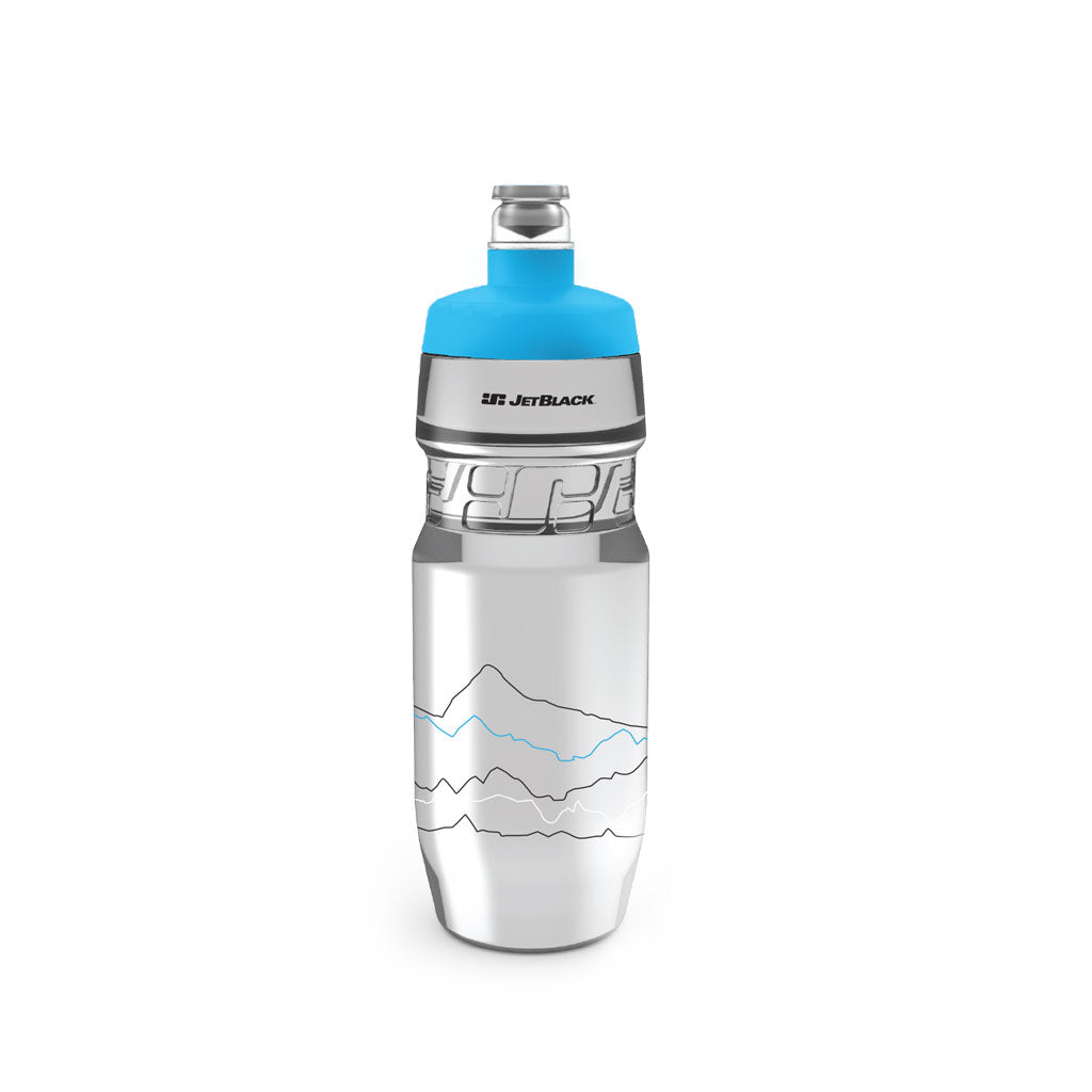 JetBlack Icon 710ml Bottle - Clear Cyan Lid